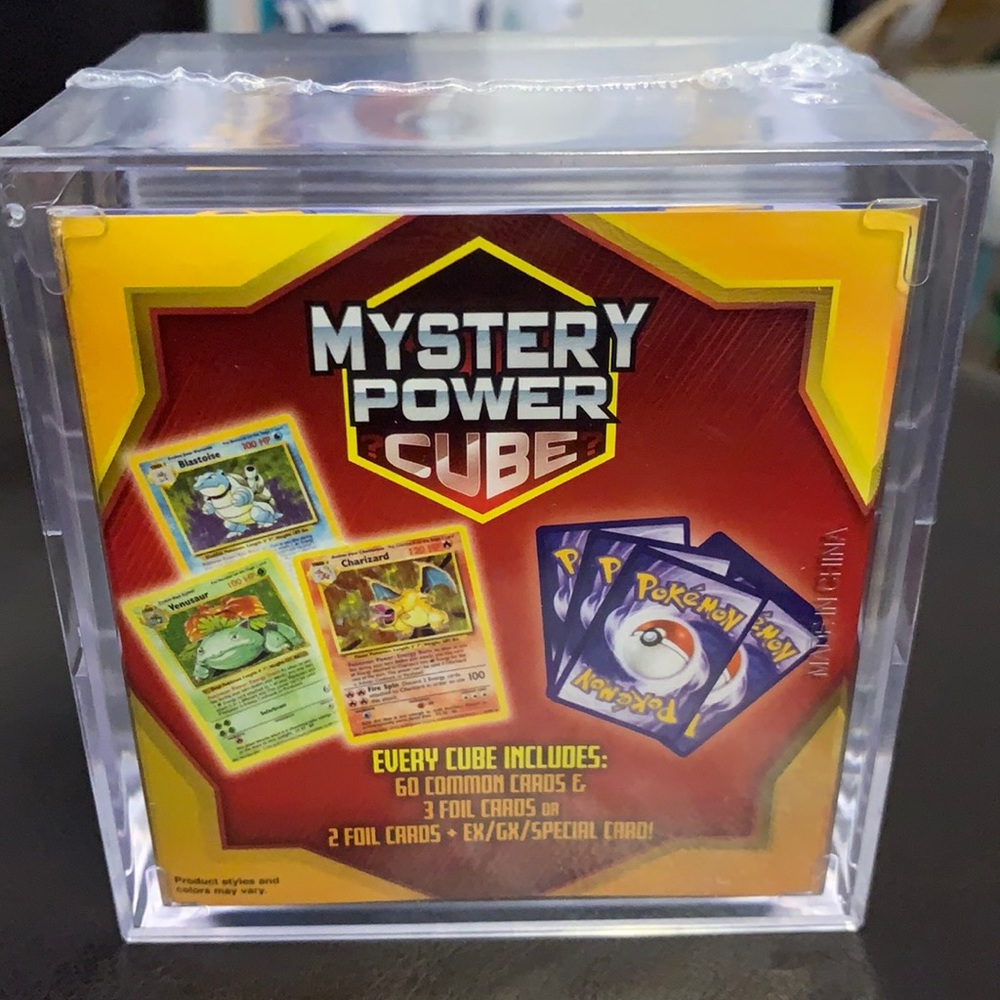 Pokémon mystery power cube cards